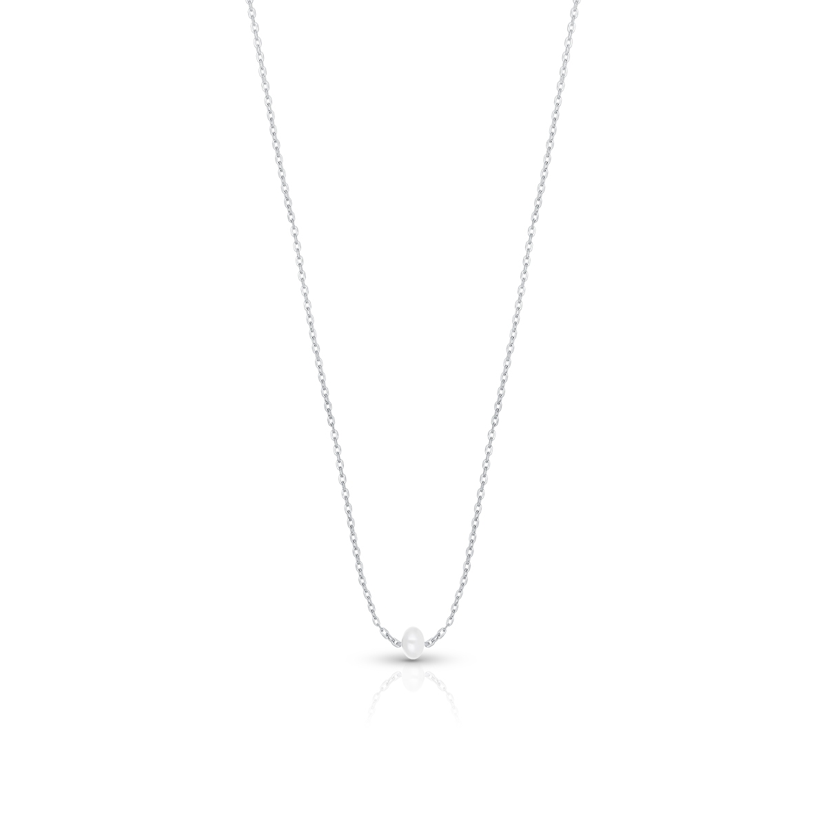 Naszyjnik srebrny z perłą