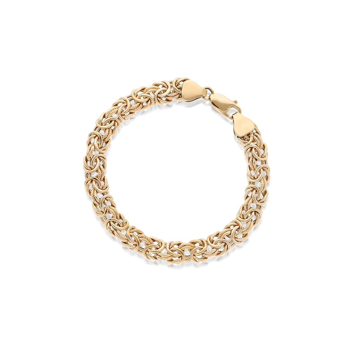 Złota bransoletka bismarck