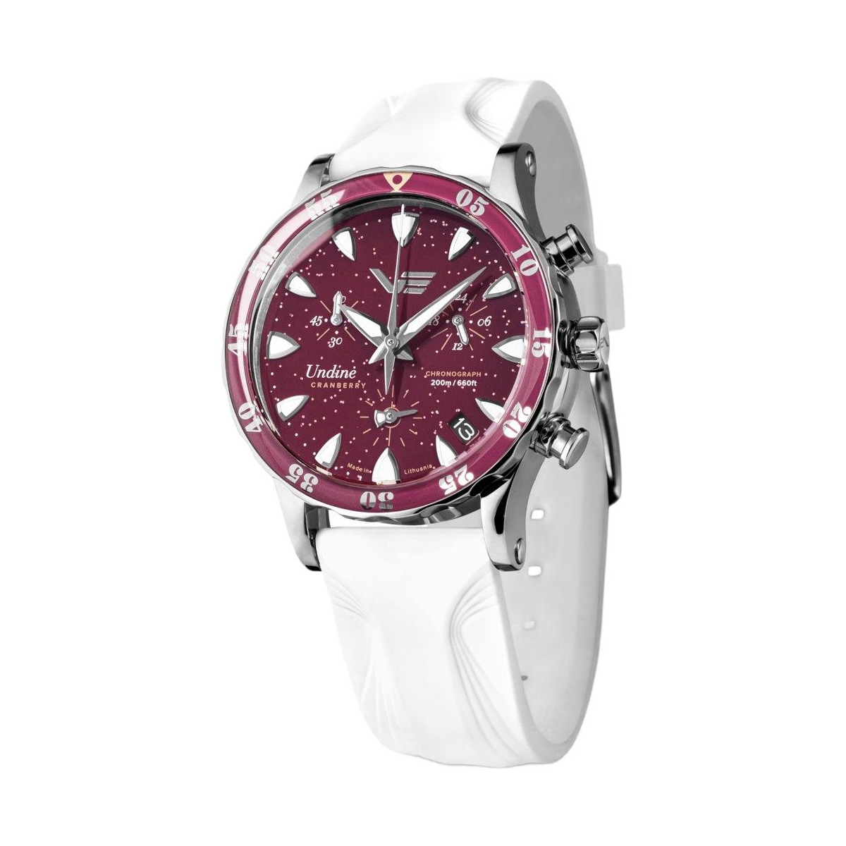 ZEGAREK VOSTOK EUROPE UNDINE CRANBERRY CHRONO SET