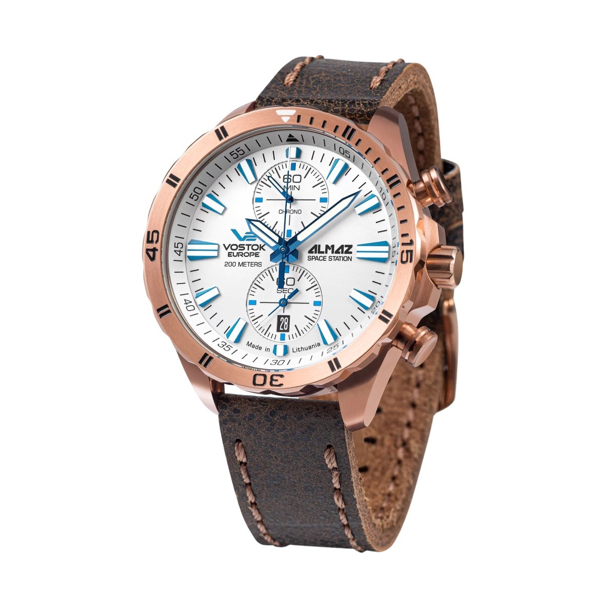 ZEGAREK VOSTOK EUROPE ALMAZ SPACE STATION CHRONO