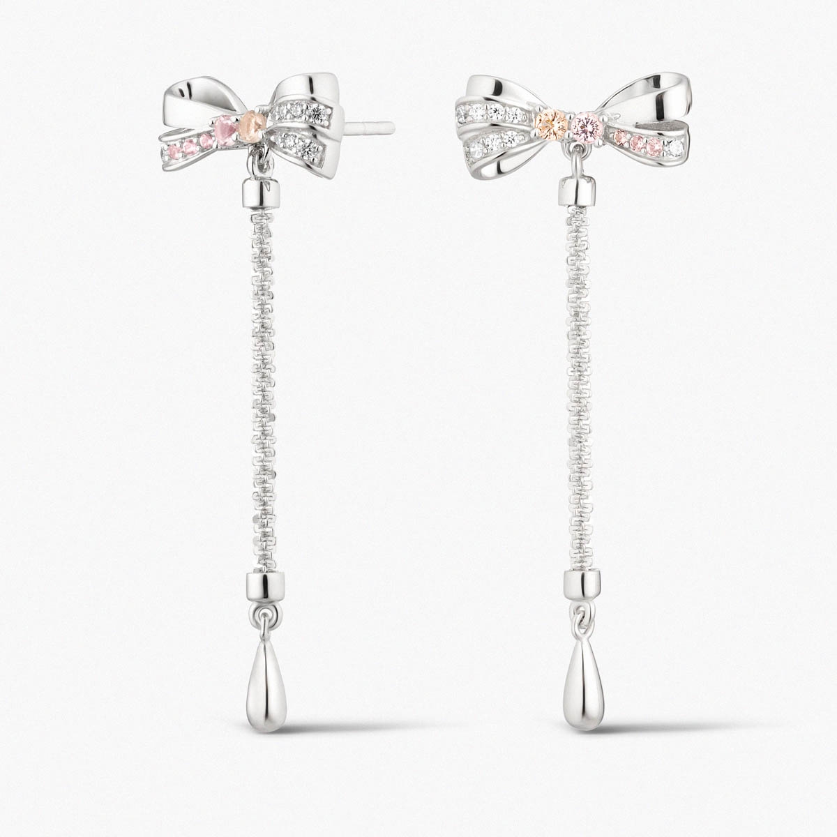 Kolczyki srebrne Balerina