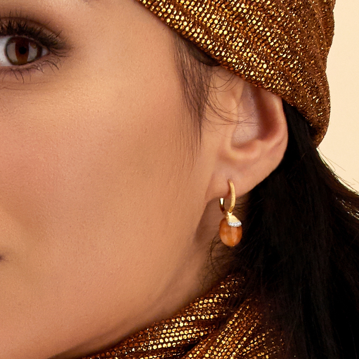 Kolczyki złote Nanis