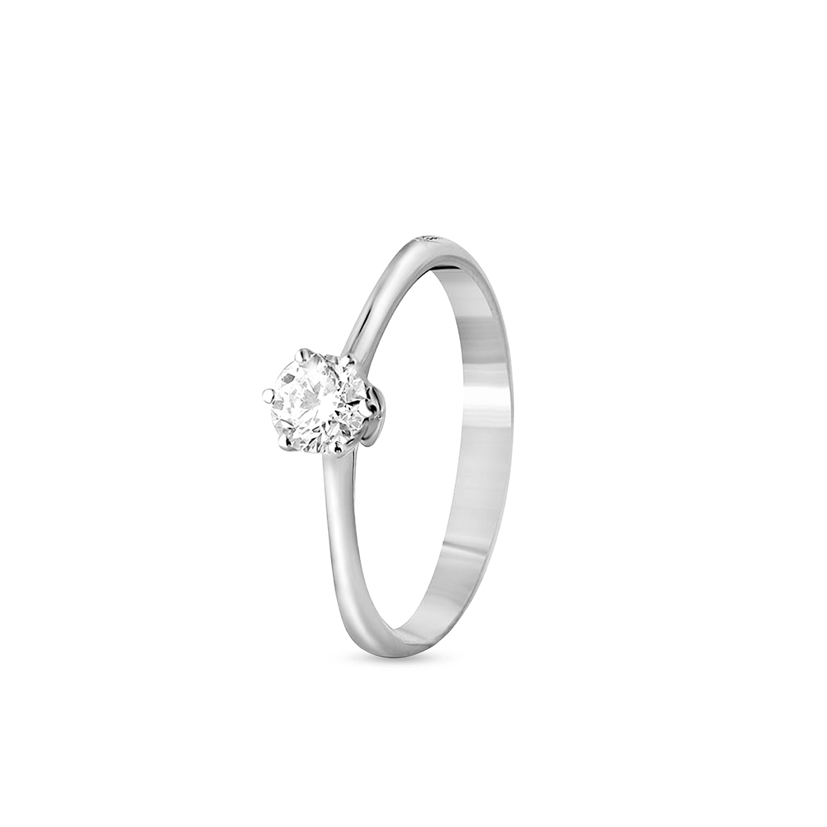 Pierścionek białe złoto Recarlo