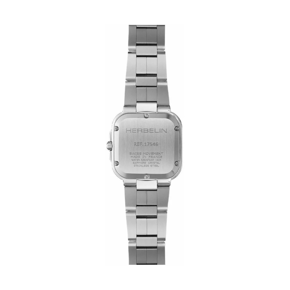 ZEGAREK HERBELIN CAPCAMARAT CARREE DAME ACIER