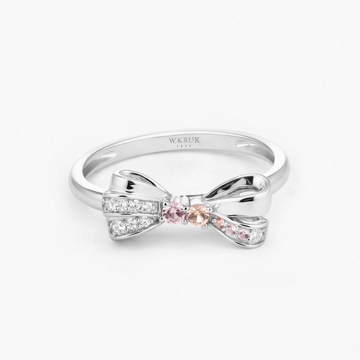 Pierścionek srebrny Balerina