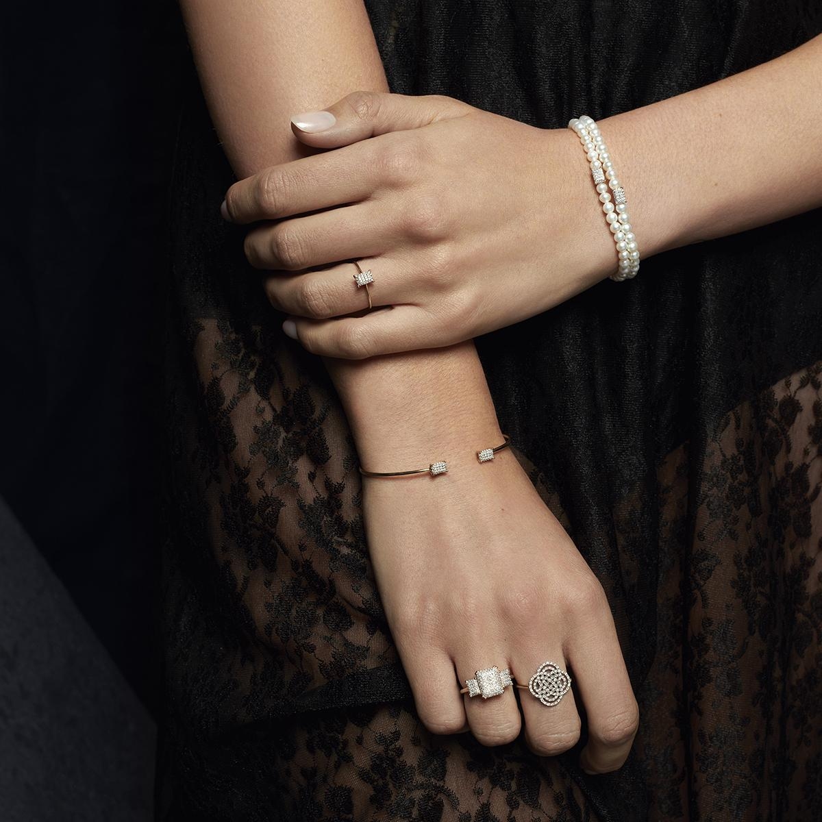 Bransoleta złota Ginette NY