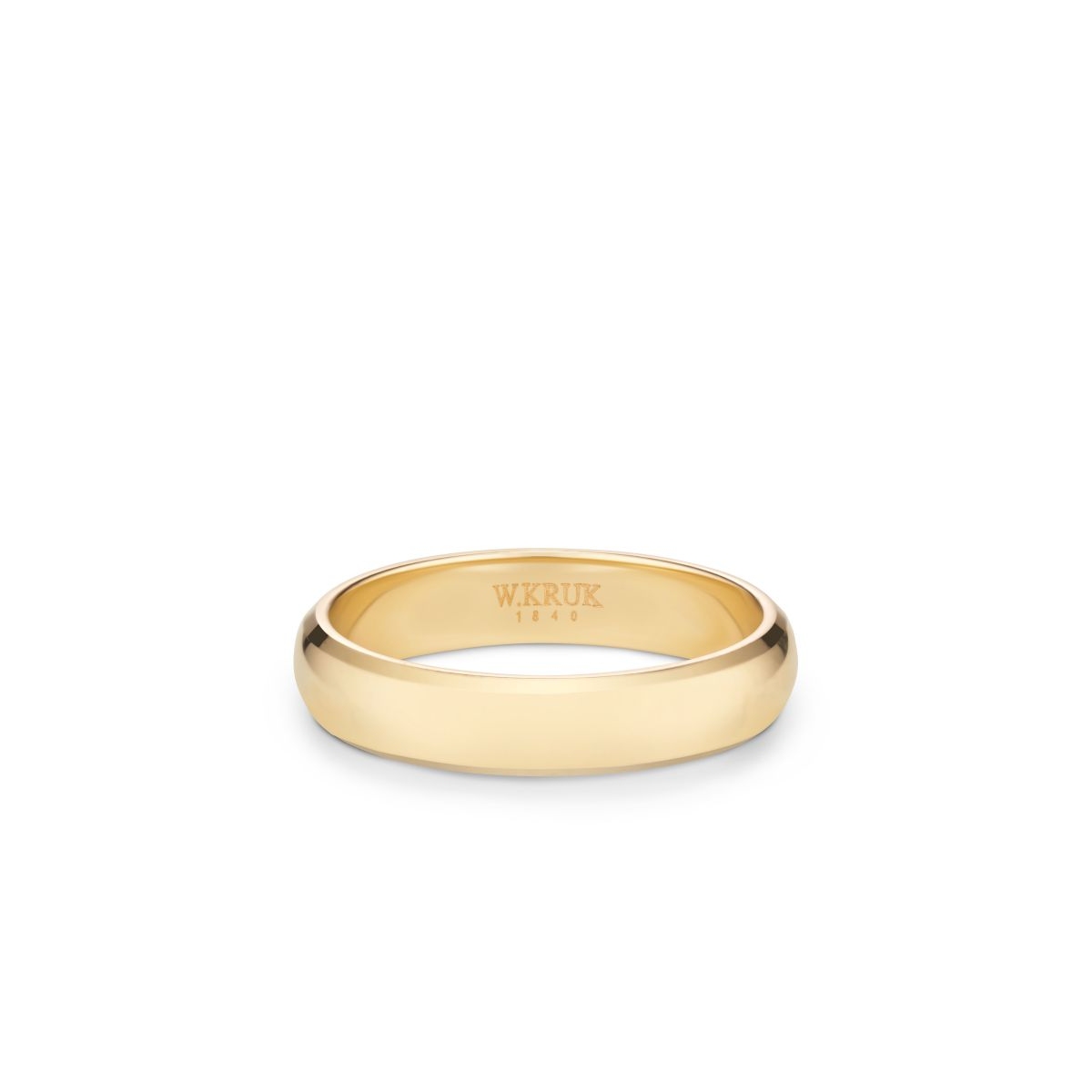 Obrączka złota KOCHAM CIĘ męska