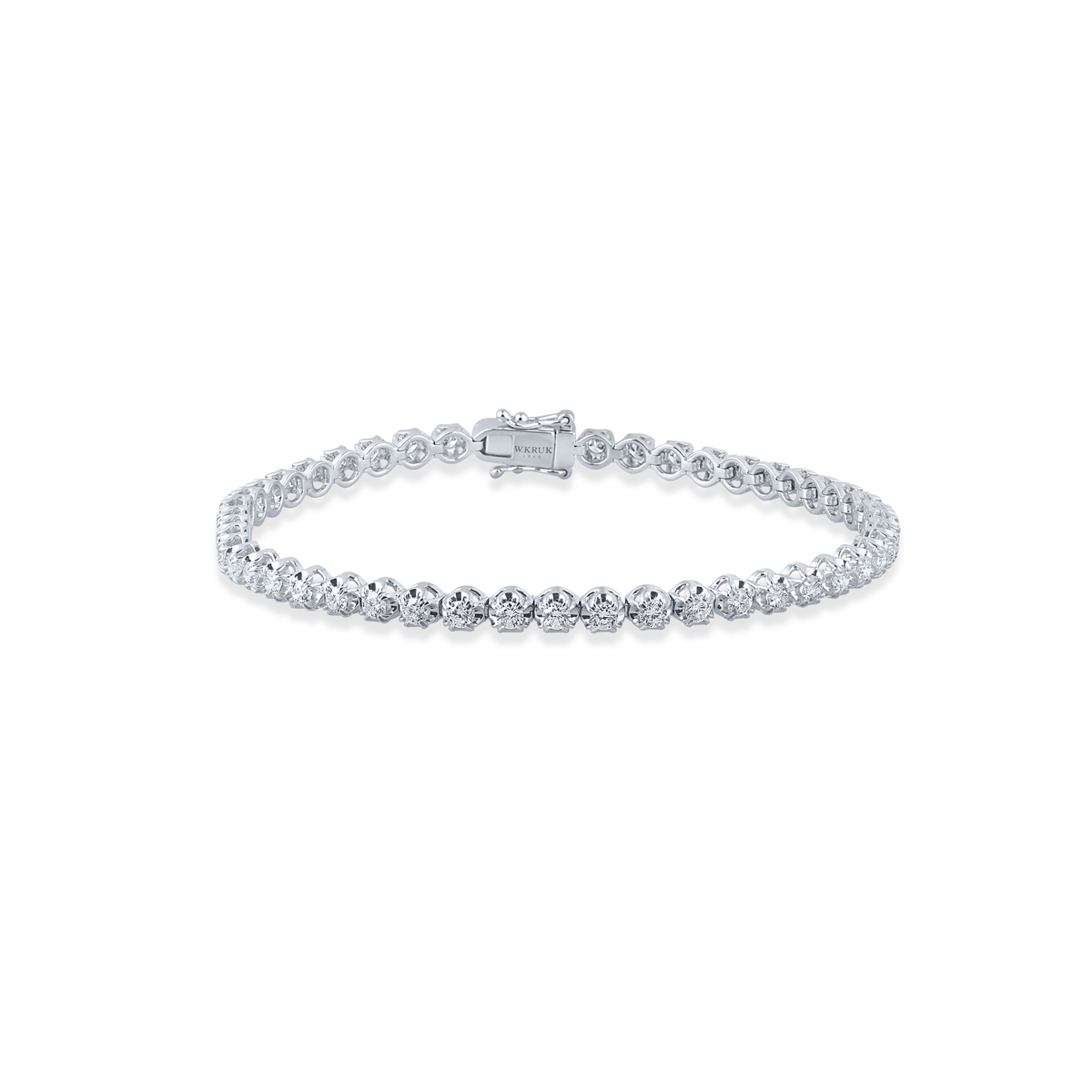 Bransoleta białe złoto z brylantami