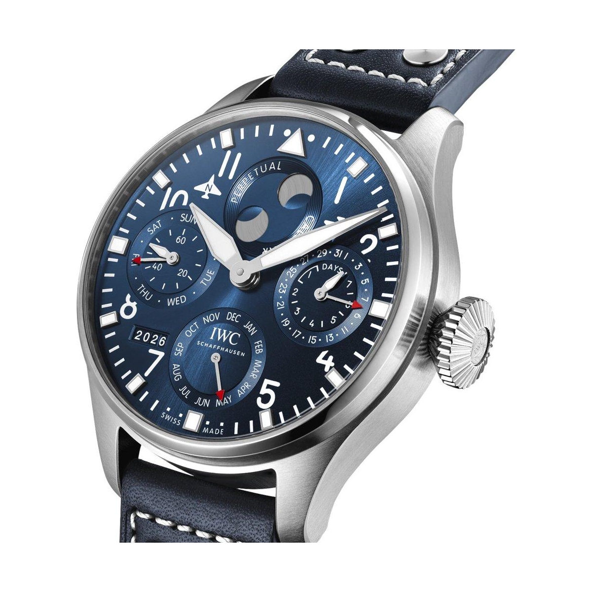 ZEGAREK IWC SCHAFFHAUSEN BIG PILOT'S PERPETUAL CALENDAR