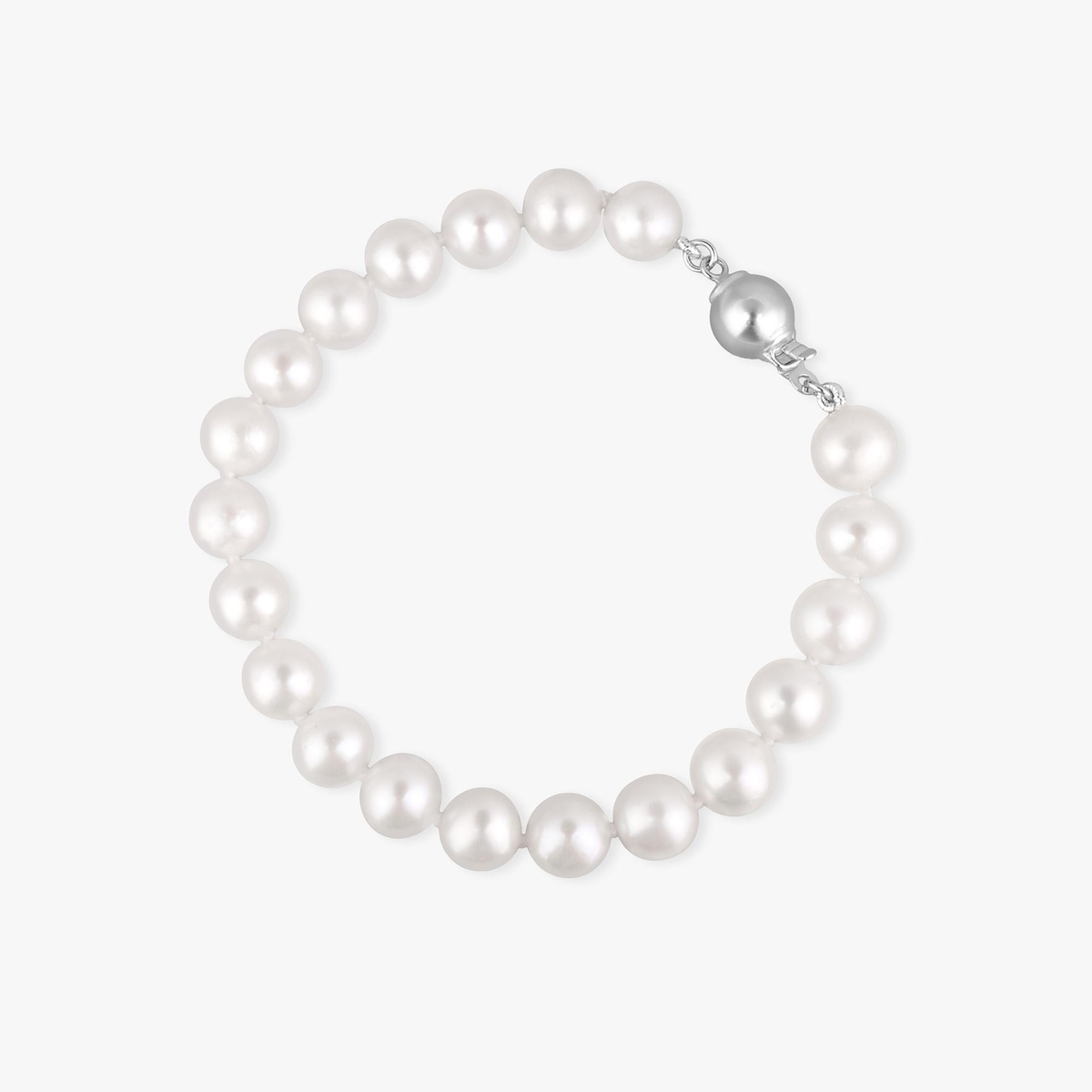 Bransoletka srebra z perłami