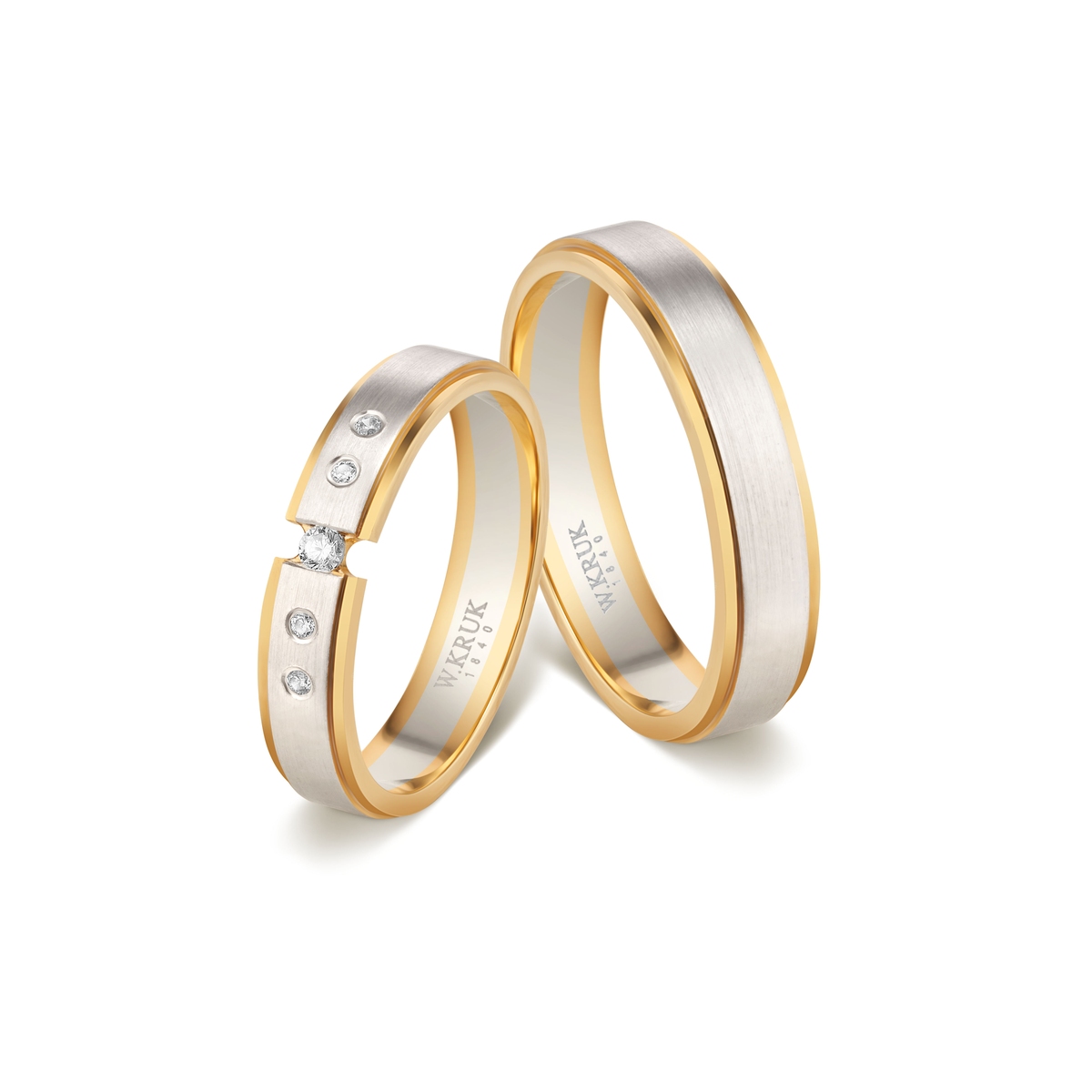 Obrączka złota ROMANA damska