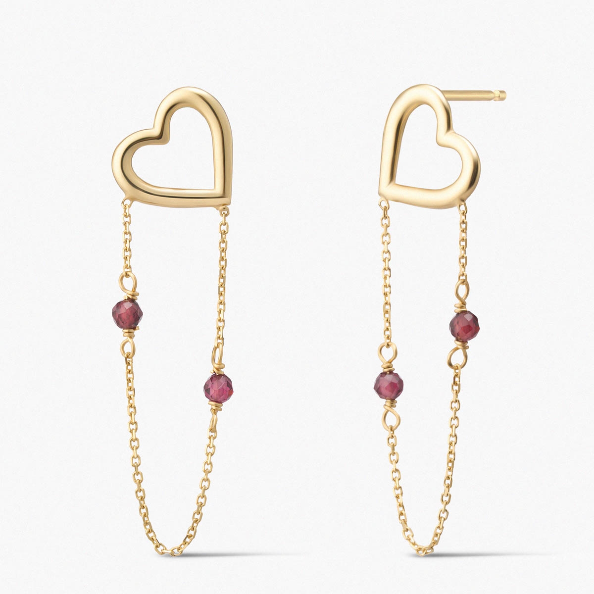 Kolczyki złote Czułość