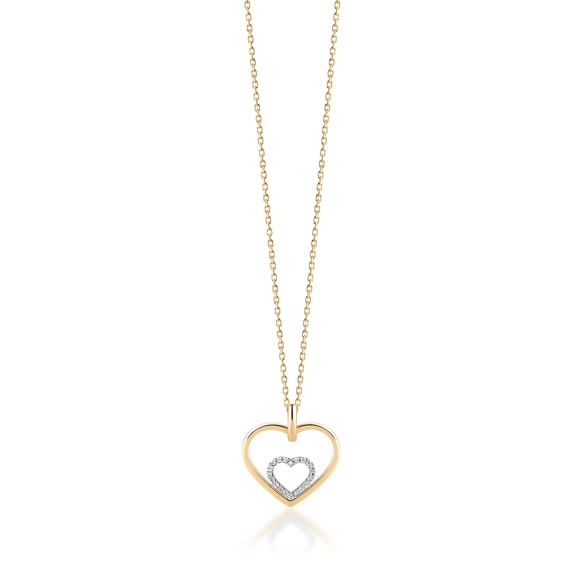 Wisiorek z motywem serc