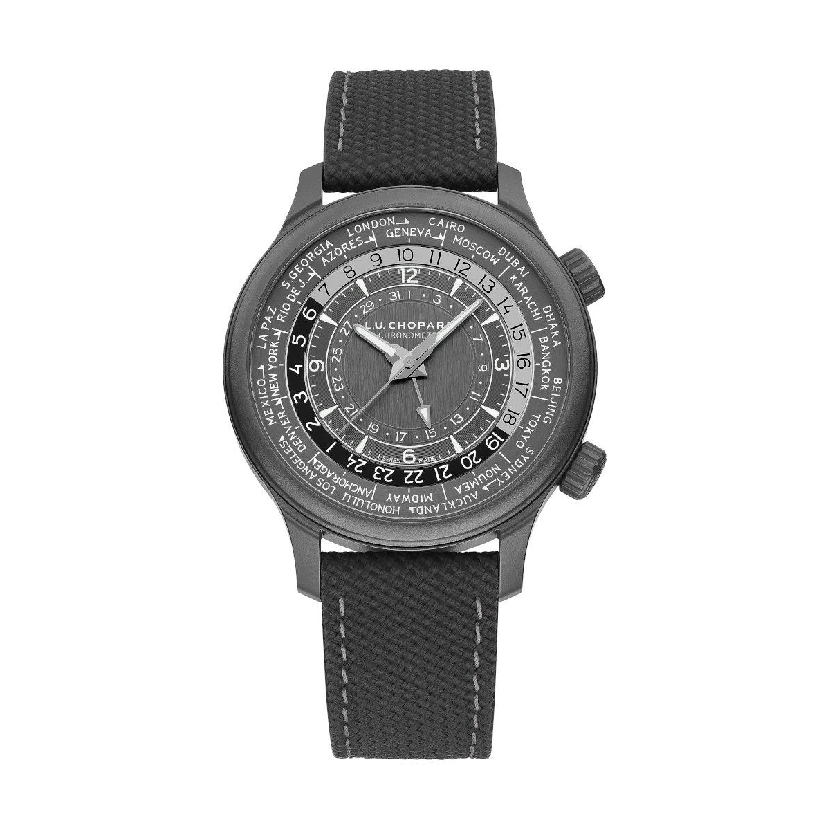 ZEGAREK CHOPARD L.U.C TIME TRAVELER ONE BLACK LIMITED EDITION
