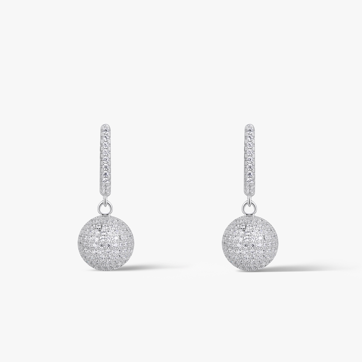 Kolczyki srebrne z cyrkoniami