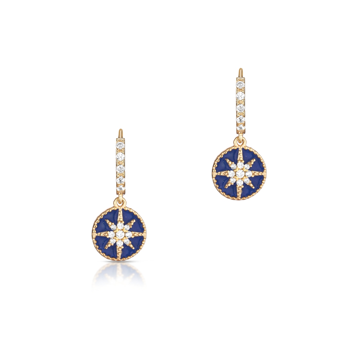 Kolczyki złote Alchemia