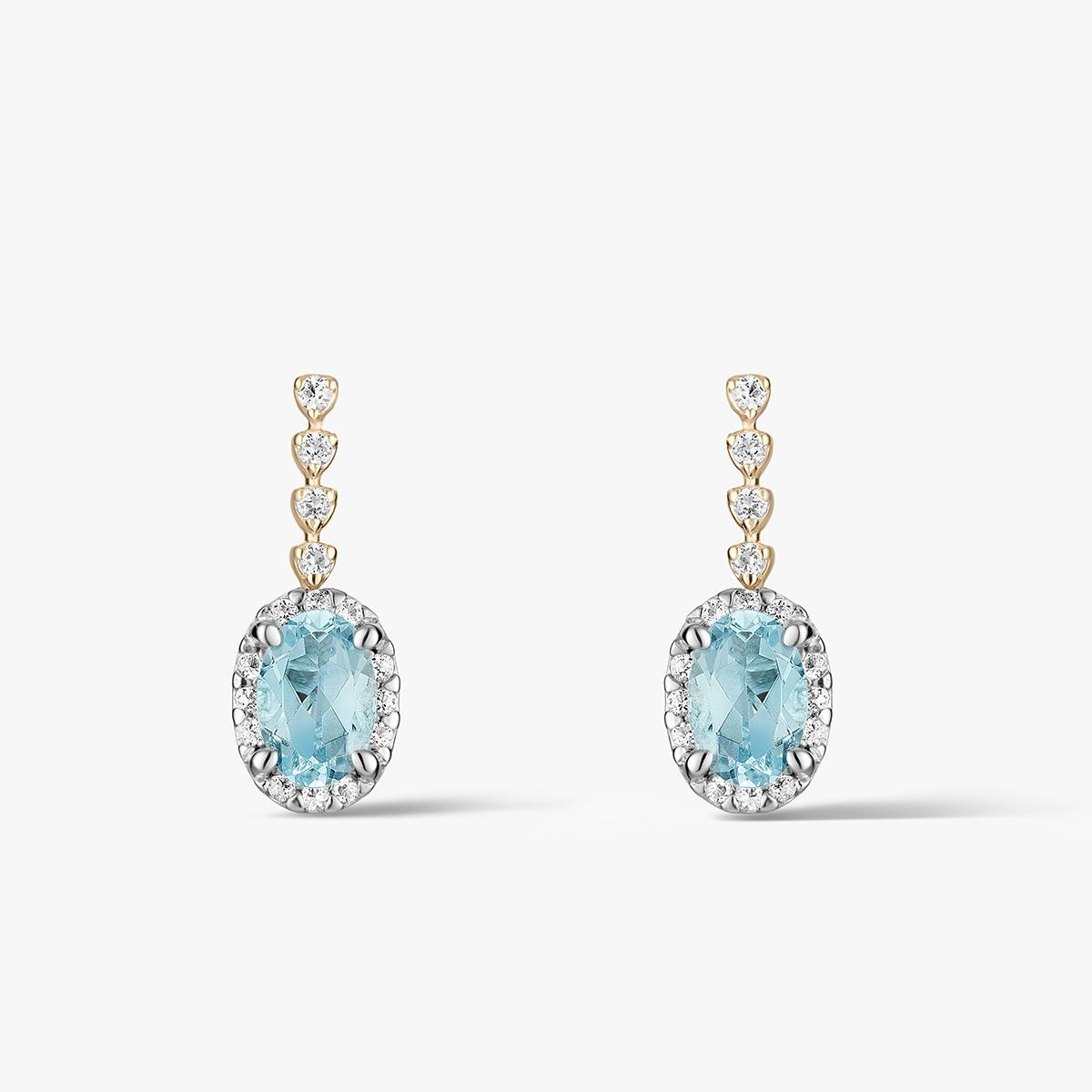 Kolczyki złote Maria Antonina