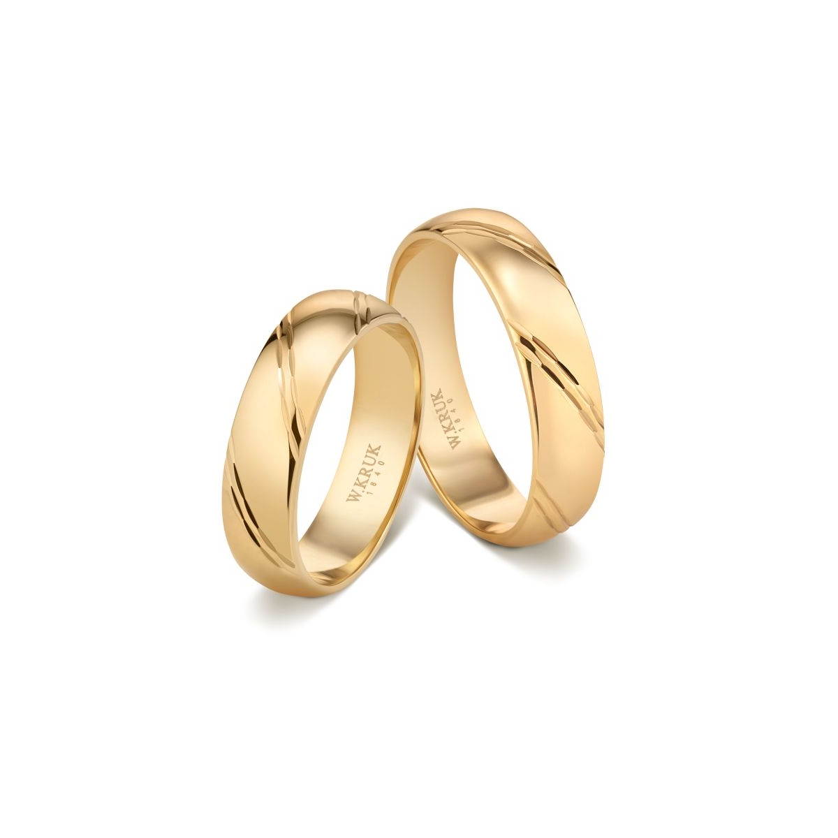 Obrączka złota SENTIMENTO męska