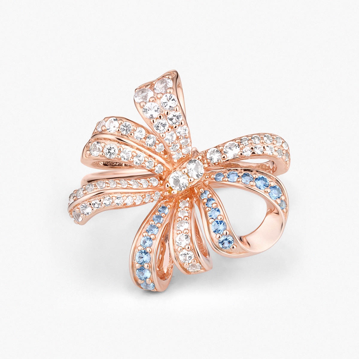 Pierścionek srebrny Balerina