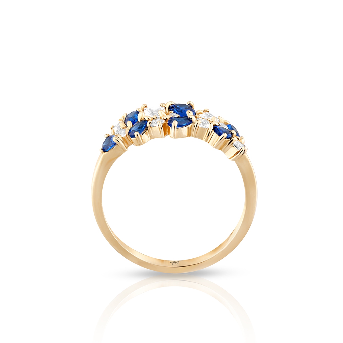 Pierścionek złoty Impresje