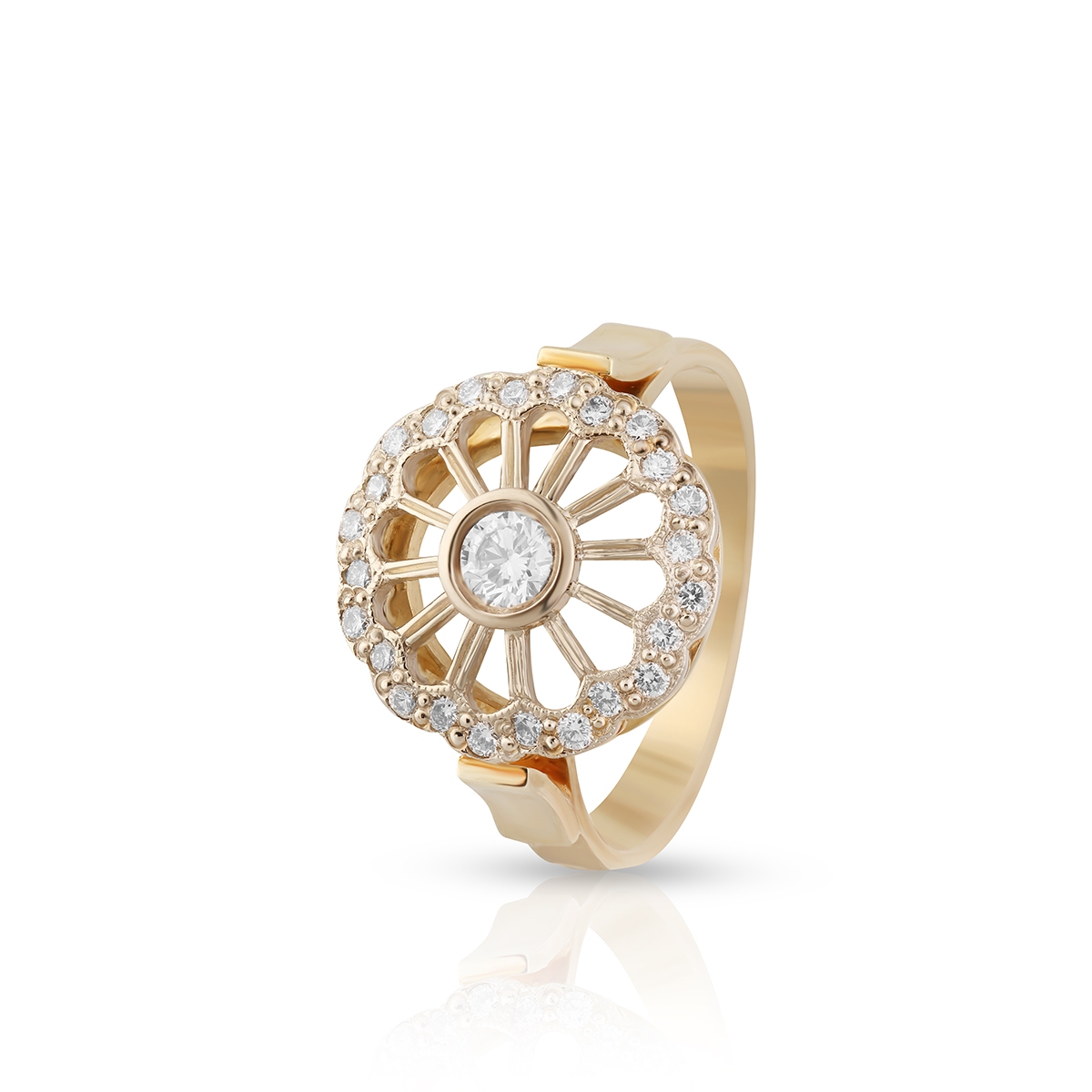 Pierścionek złoty W.KRUK