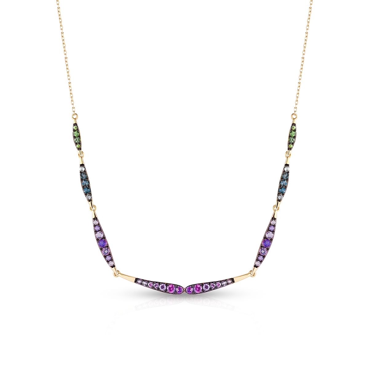 Naszyjnik złoty Preludium Paradise Birds