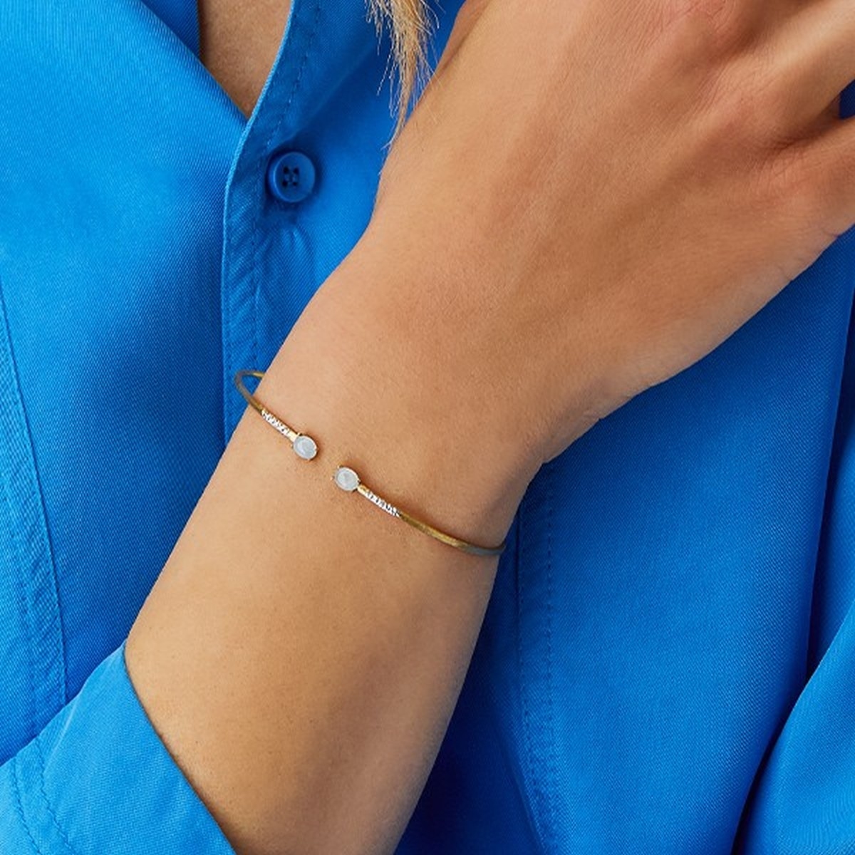 Bransoleta złota Nanis