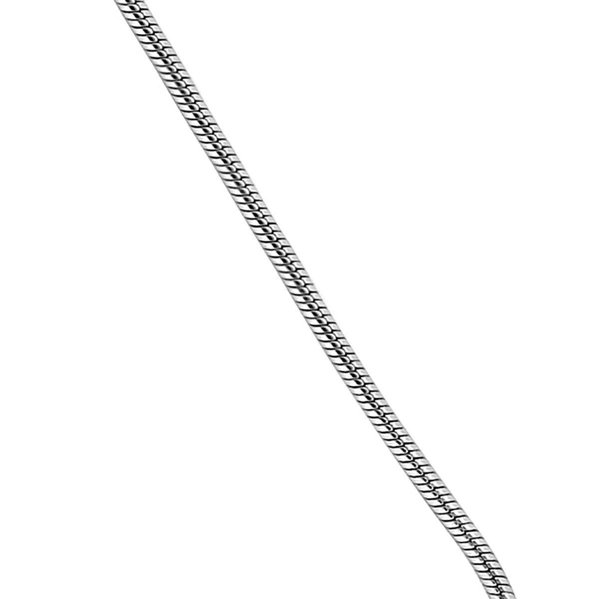 Łańcuszek srebrny żmijka