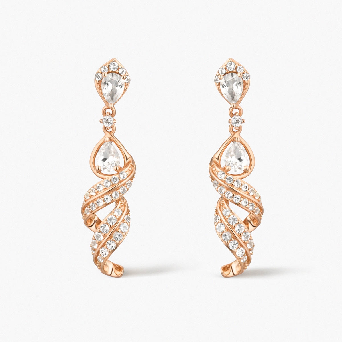 Kolczyki złote Balerina