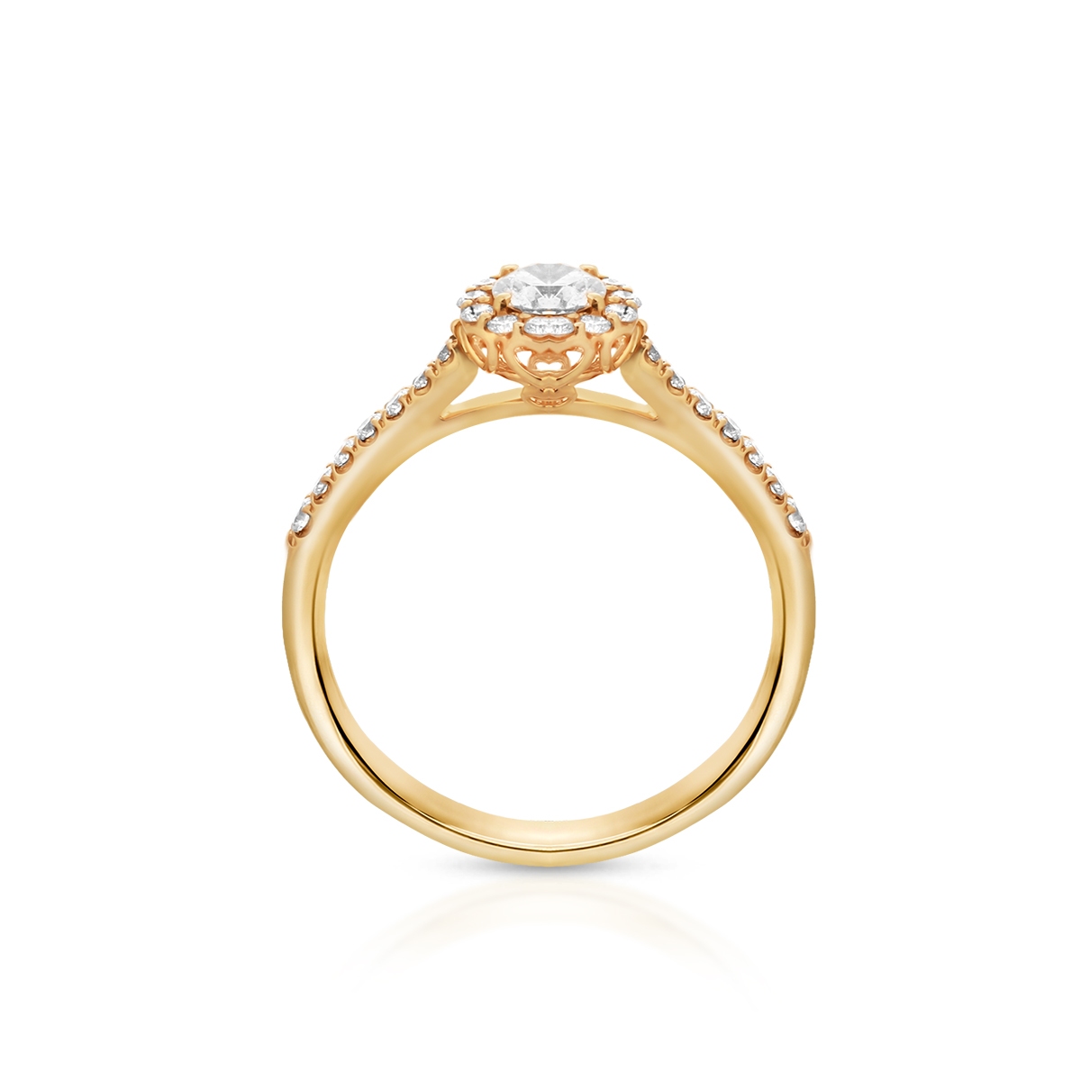 Pierścionek złoty Recarlo