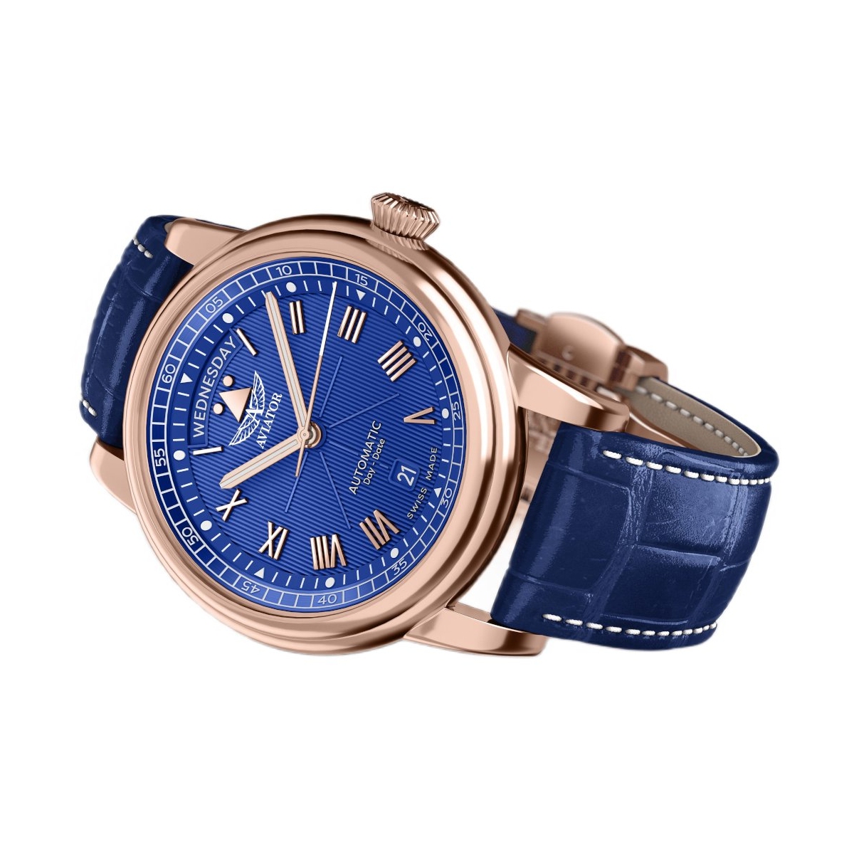 ZEGAREK AVIATOR DOUGLAS DAY-DATE 41