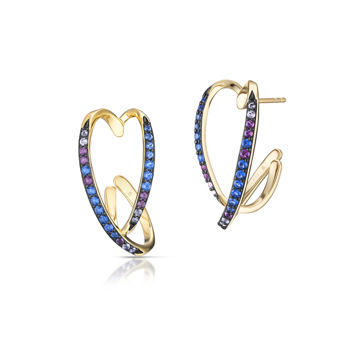 Kolczyki srebrne Preludium Paradise Birds