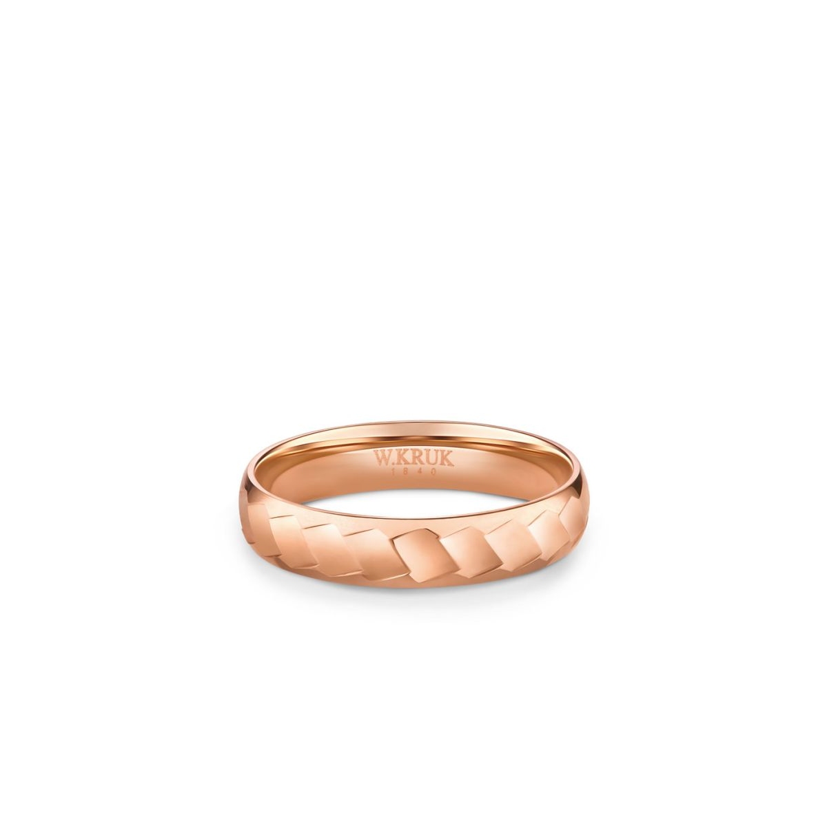 Obrączka złota SHINY męska