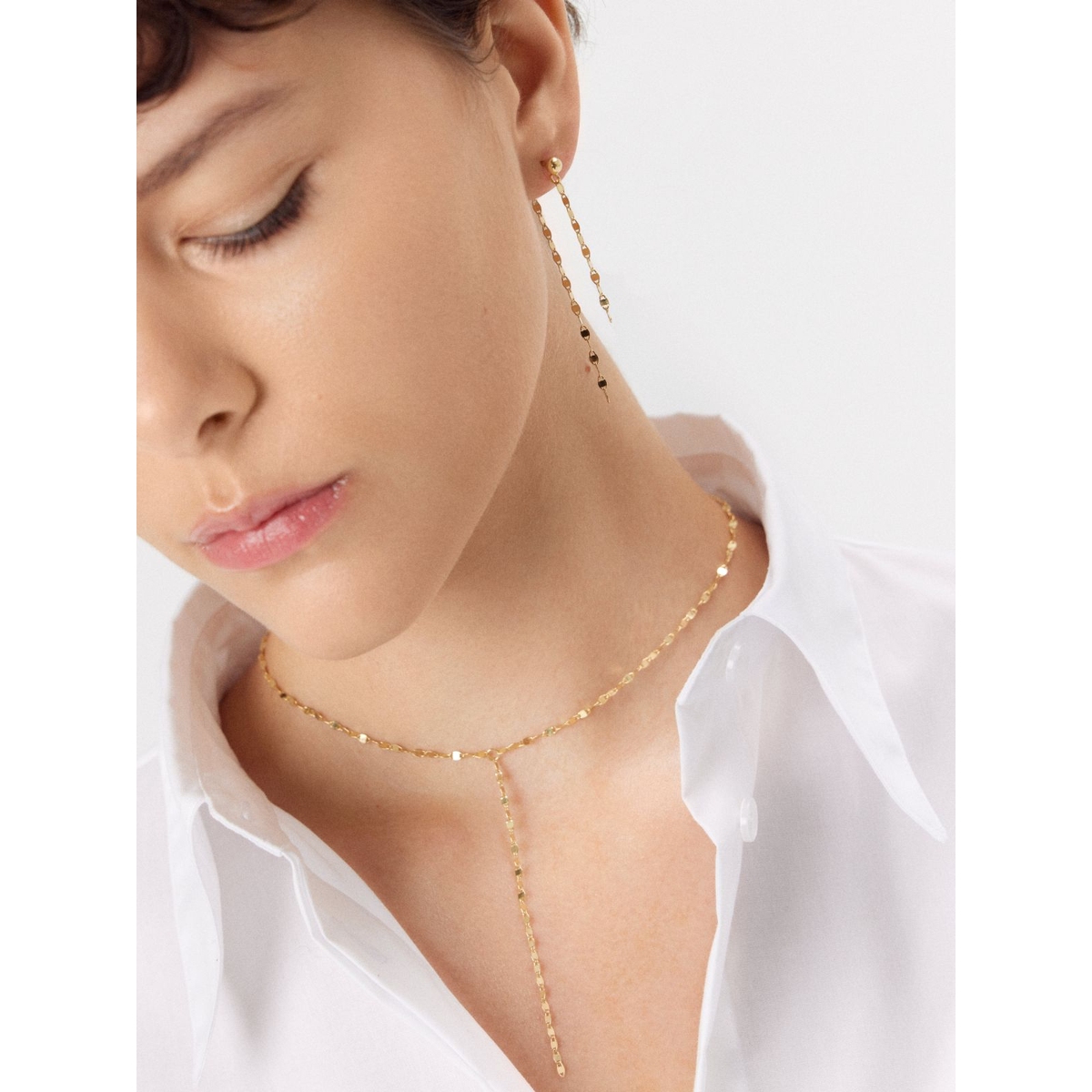 Kolczyki srebrne pozłacane