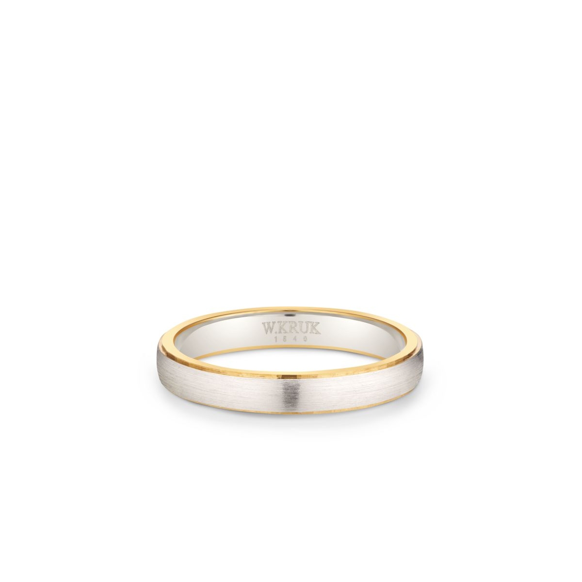 Obrączka złota GRASO męska