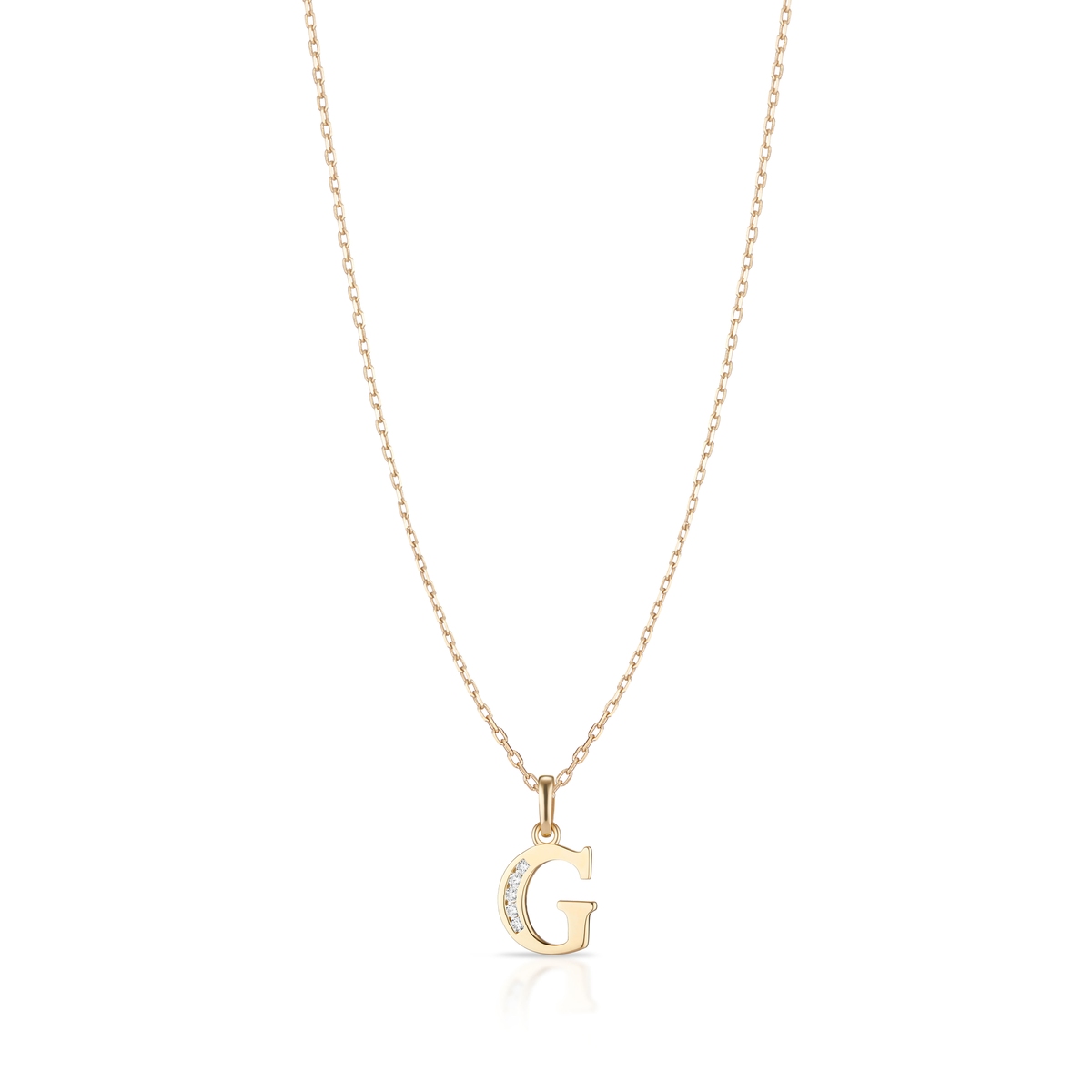 Wisiorek złoty literka G