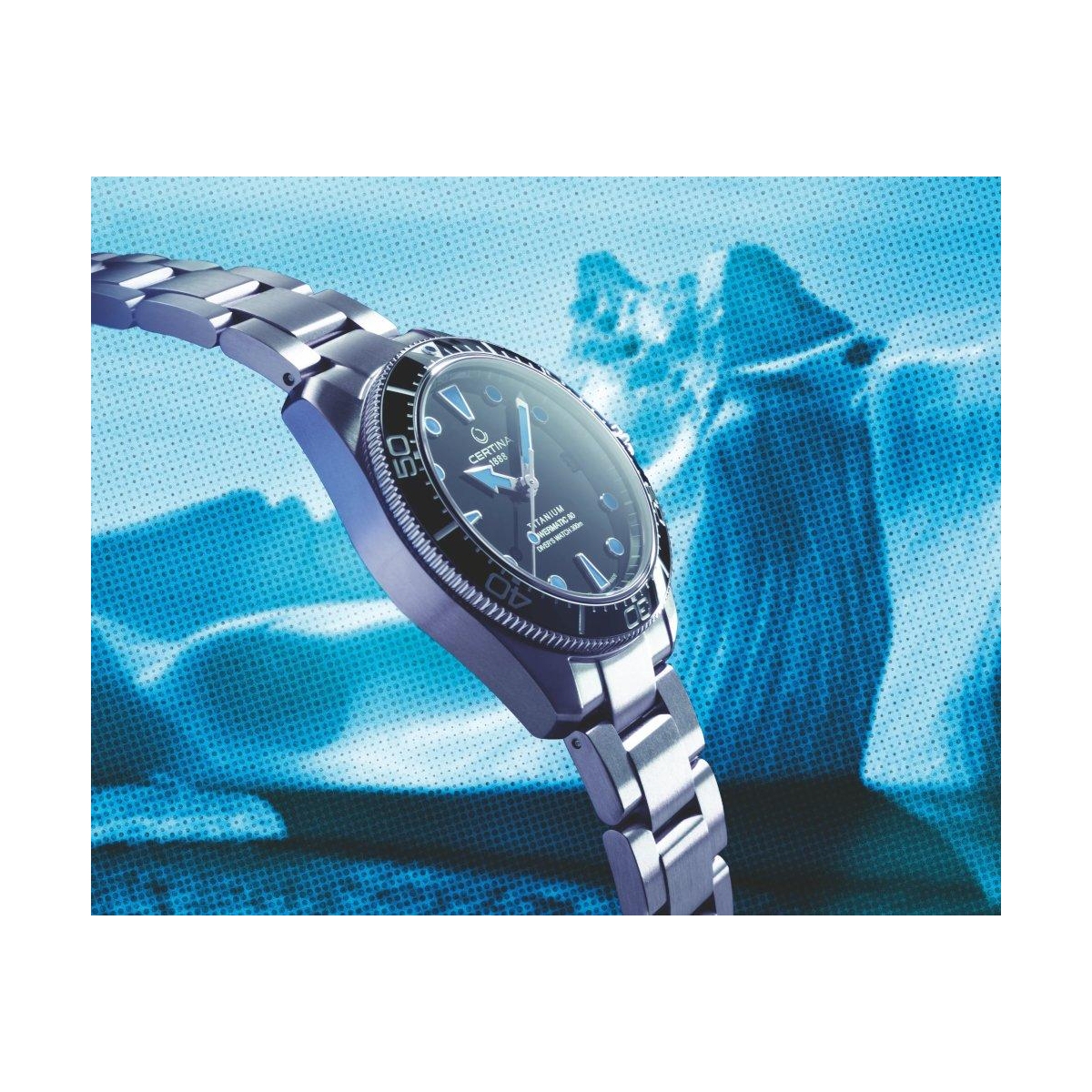 ZEGAREK CERTINA DS ACTION DIVER 38MM TITANIUM