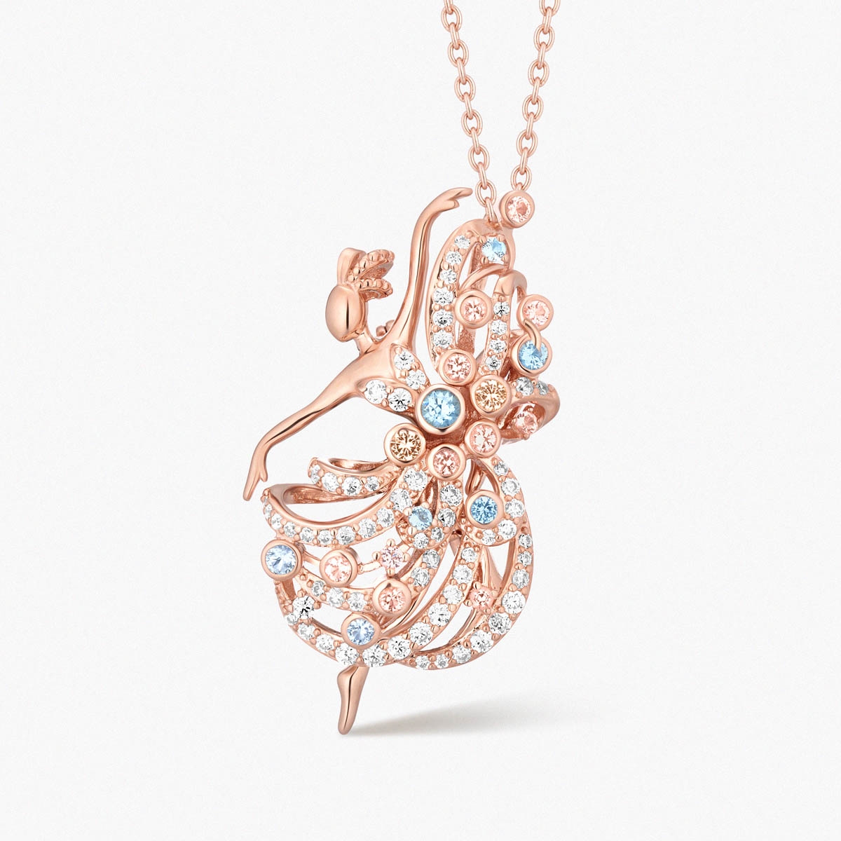 Wisiorek srebrny Balerina