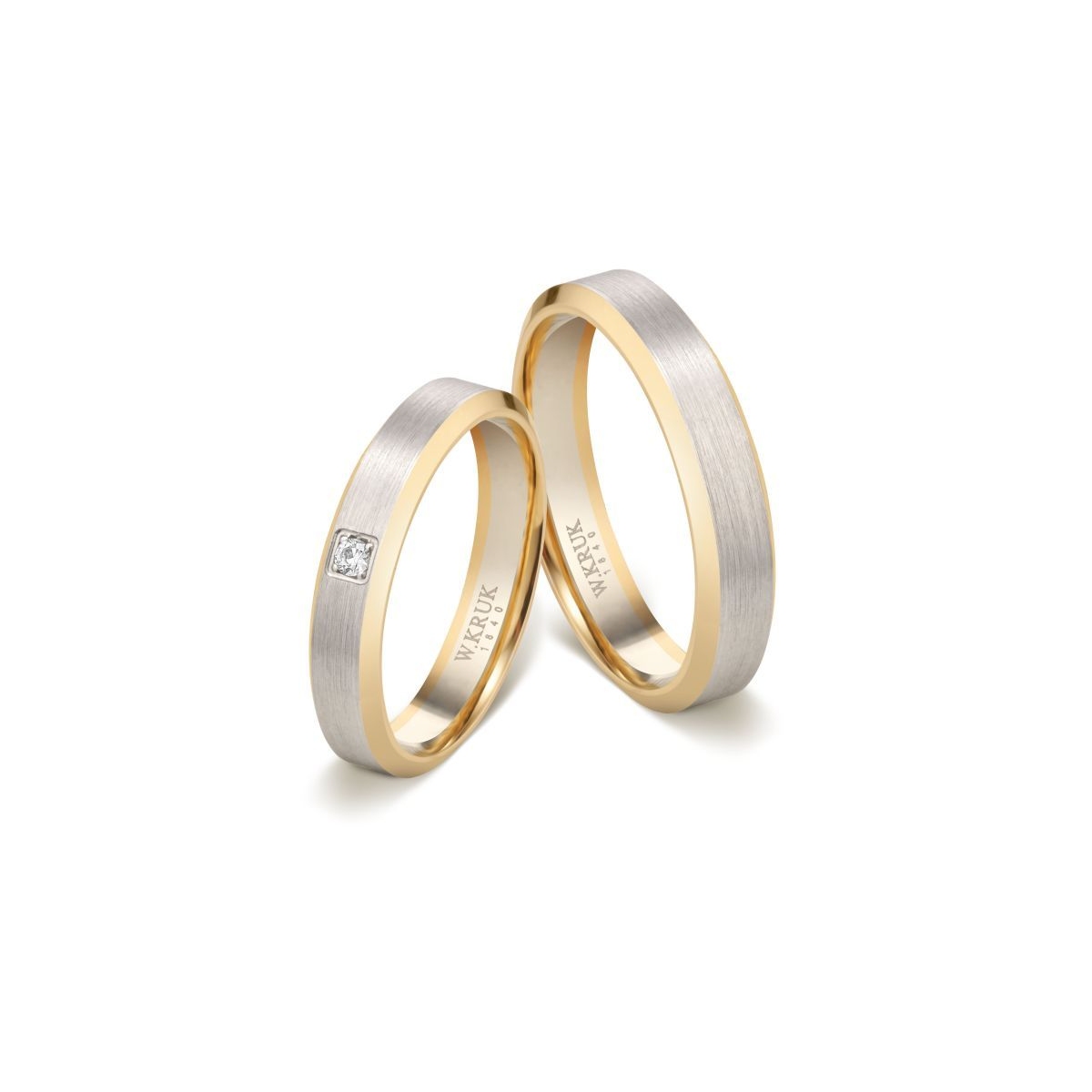 Obrączka złota CHAMONIX damska