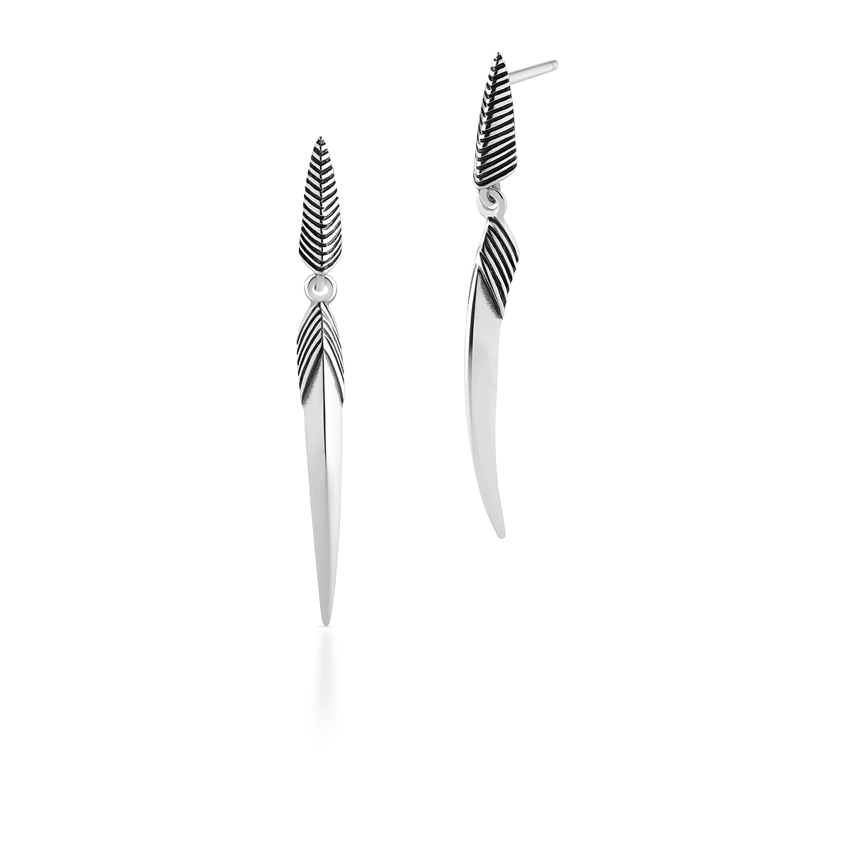 Kolczyki srebrne Freedom