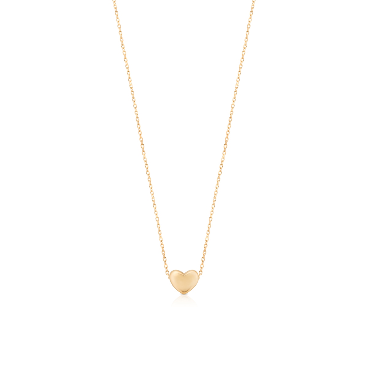 Naszyjnik złoty serce