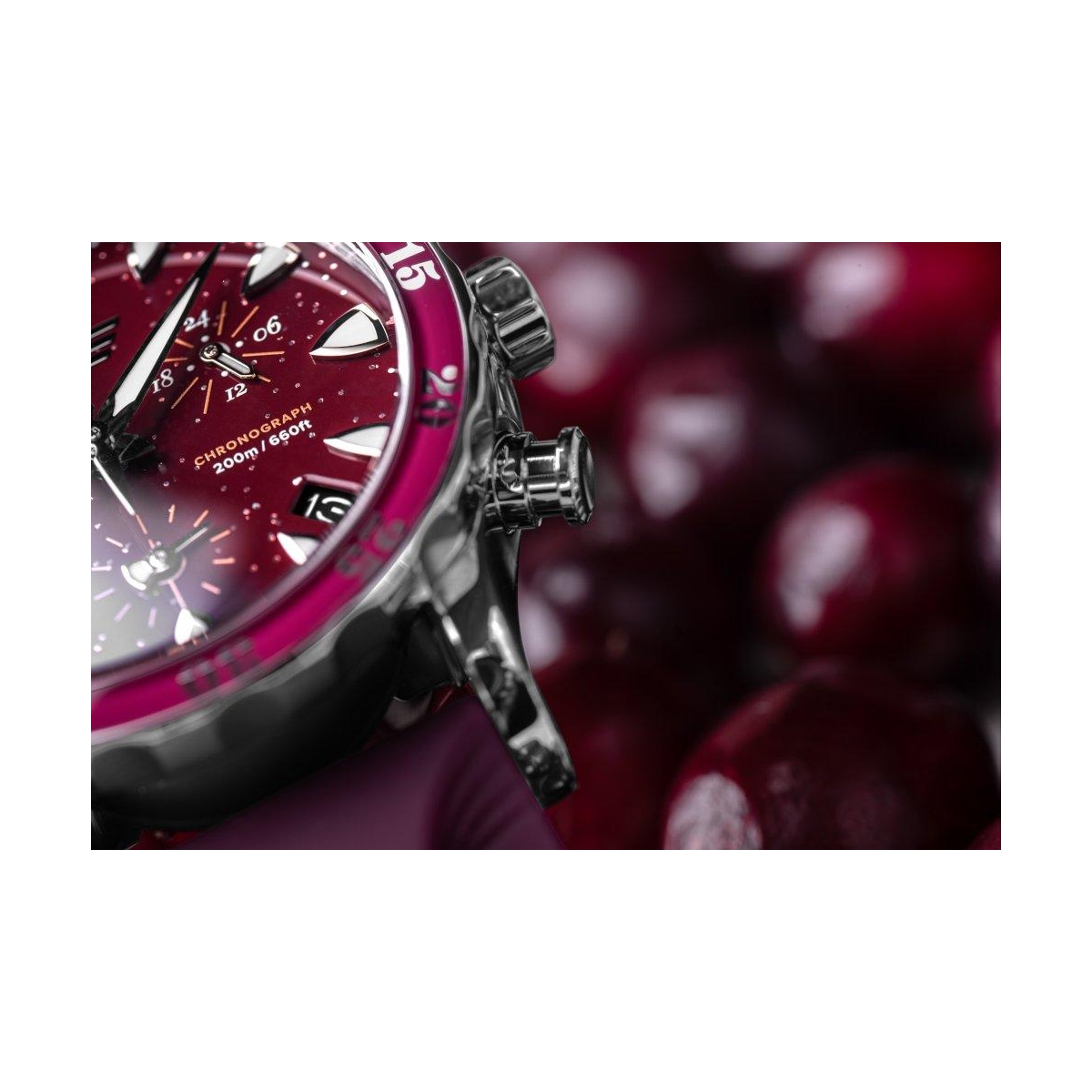 ZEGAREK VOSTOK EUROPE UNDINE CRANBERRY CHRONO SET