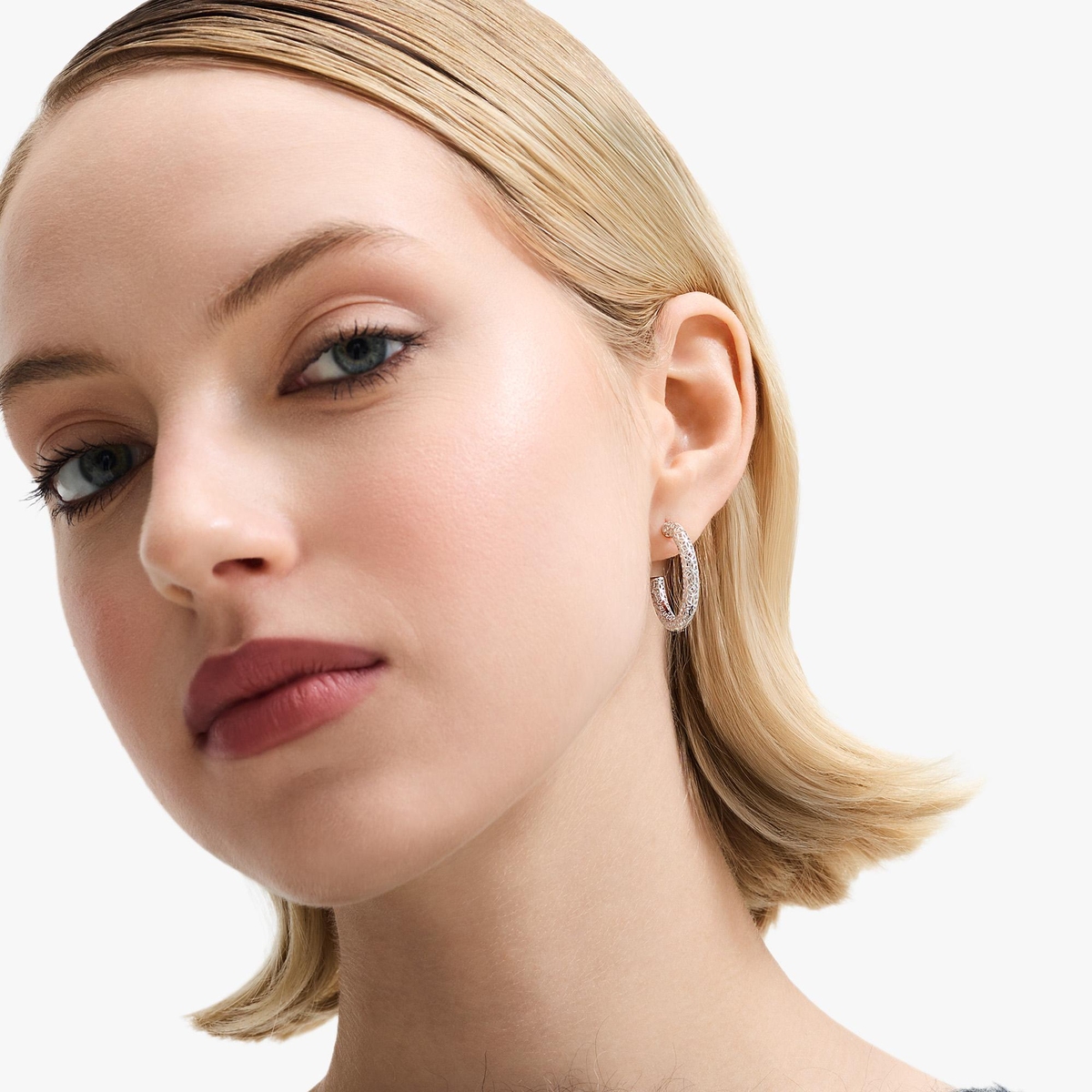 Kolczyki srebrne ażurowe