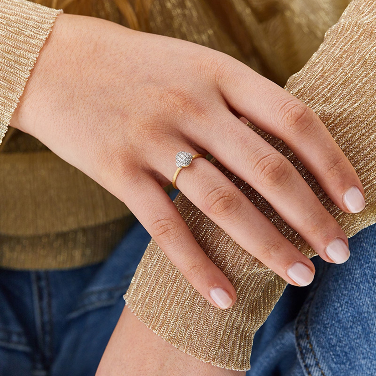 Pierścionek złoty NANIS