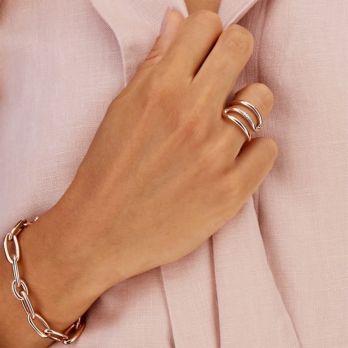 Pierścionek złoty NANIS