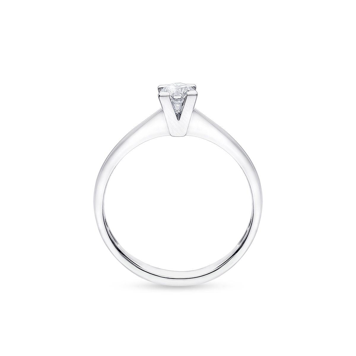 Pierścionek białe złoto Recarlo