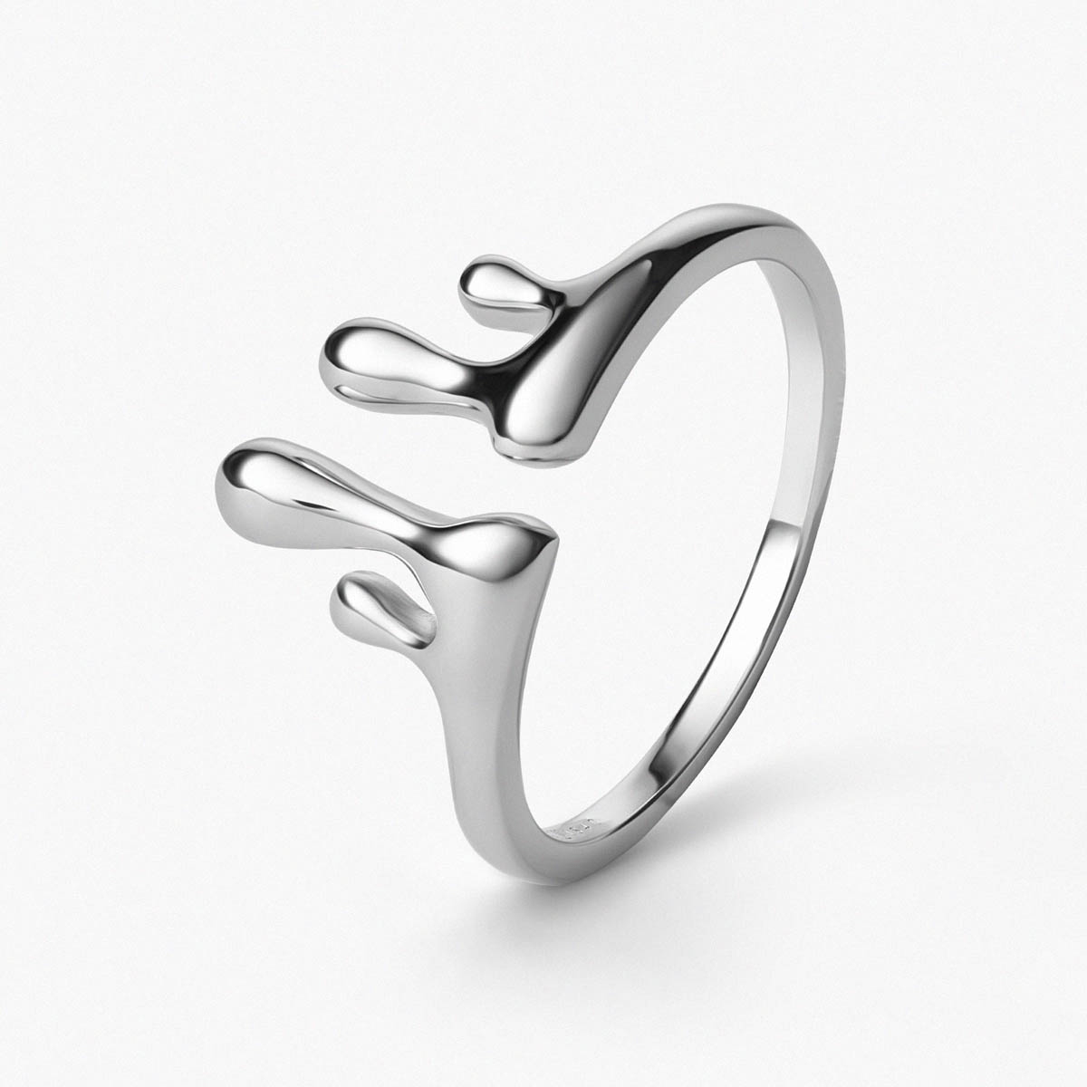 Pierścionek srebrny Modern