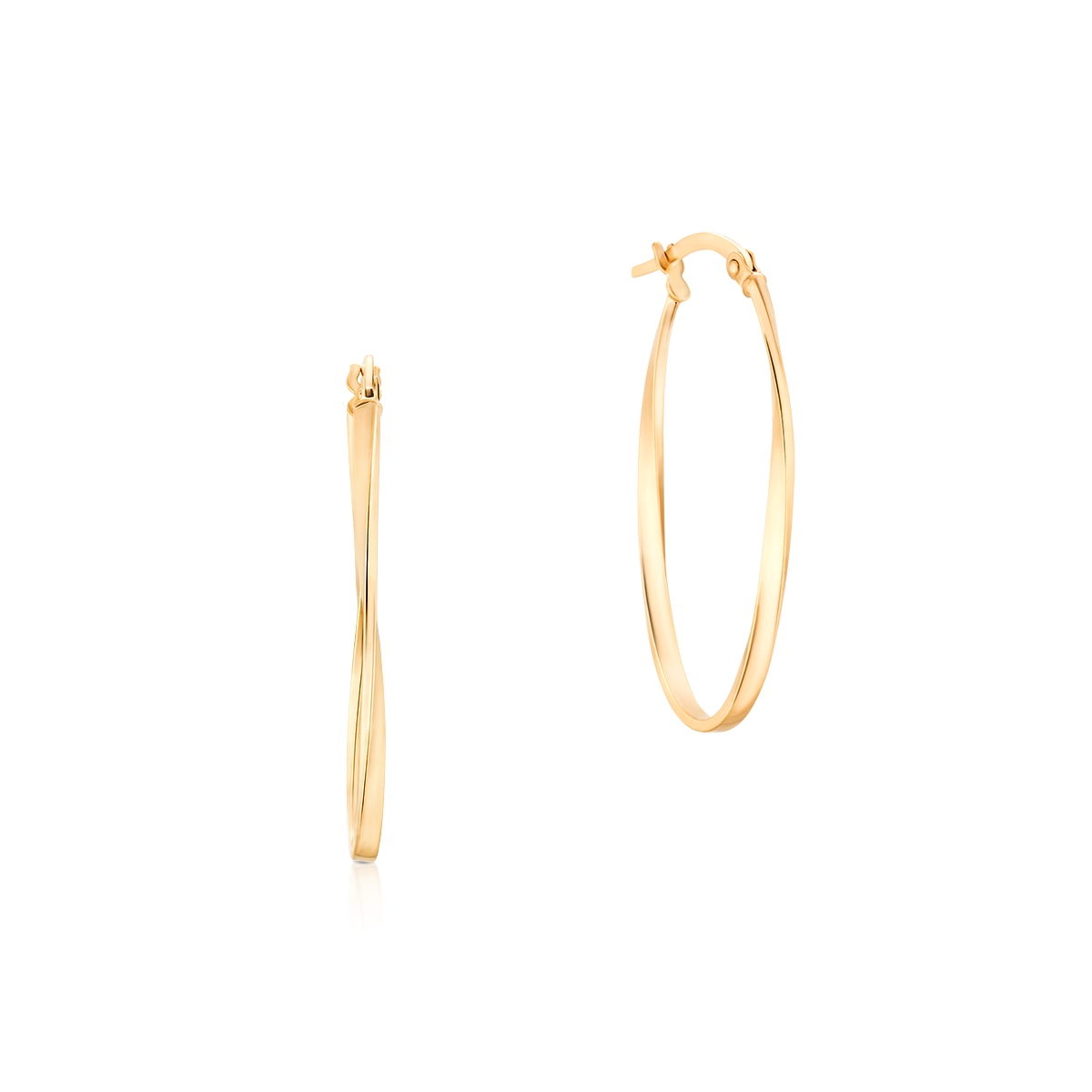 Kolczyki koła wygięte