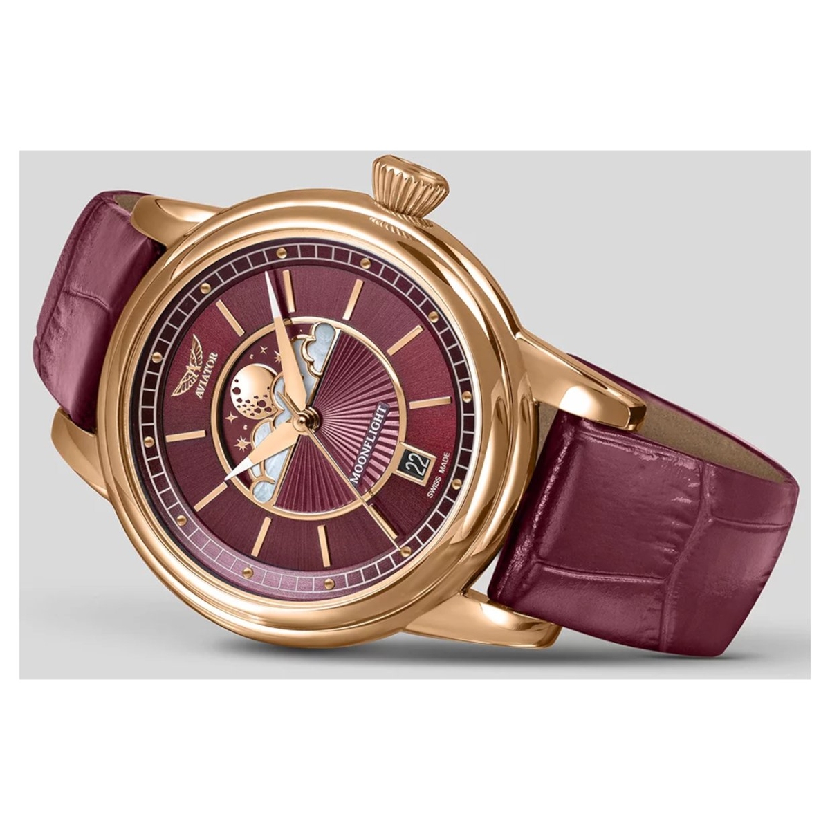 ZEGAREK AVIATOR DOUGLAS MOONFLIGHT