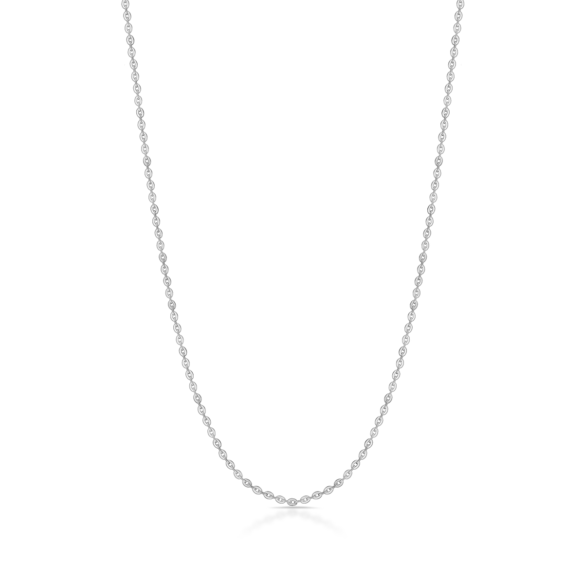 Łańcuszek srebrny ankier